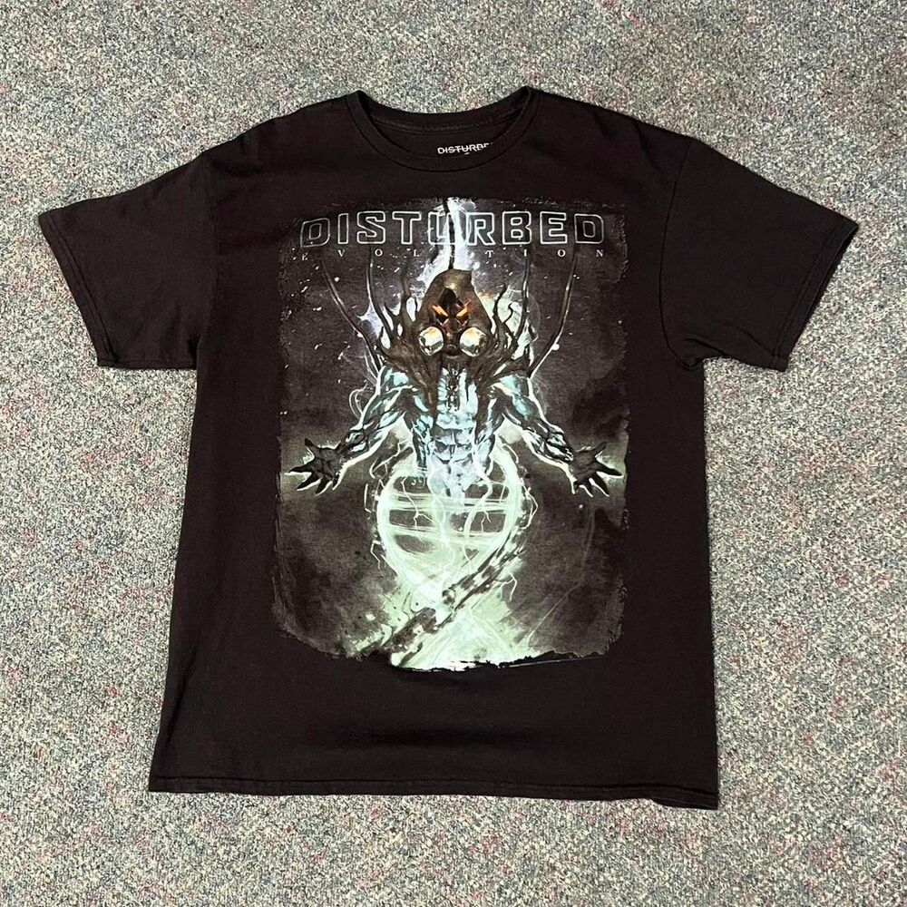 Disturbed 2019 Tour black band tee